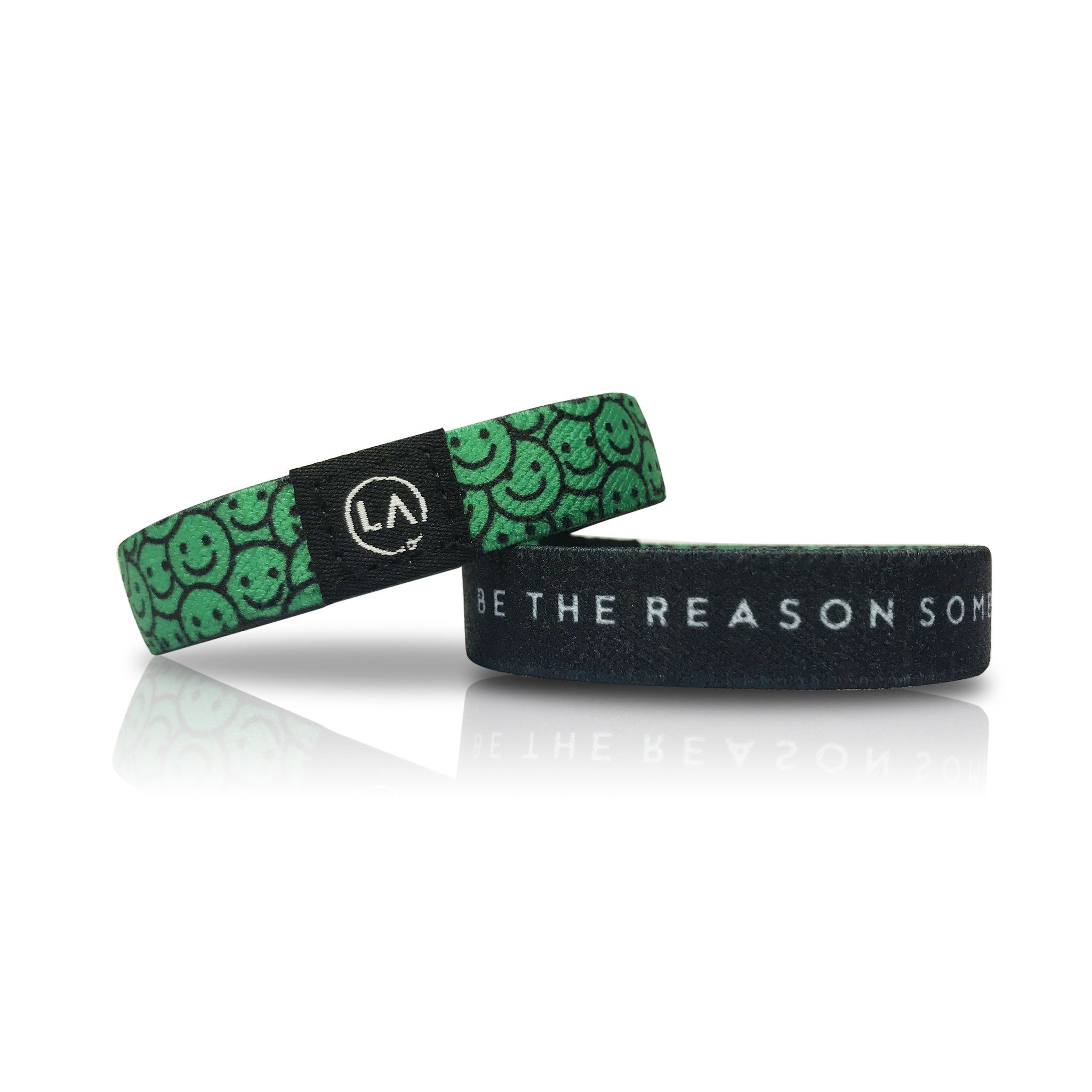 Be The Reason Someone Smiles. Happy Band Green<p>