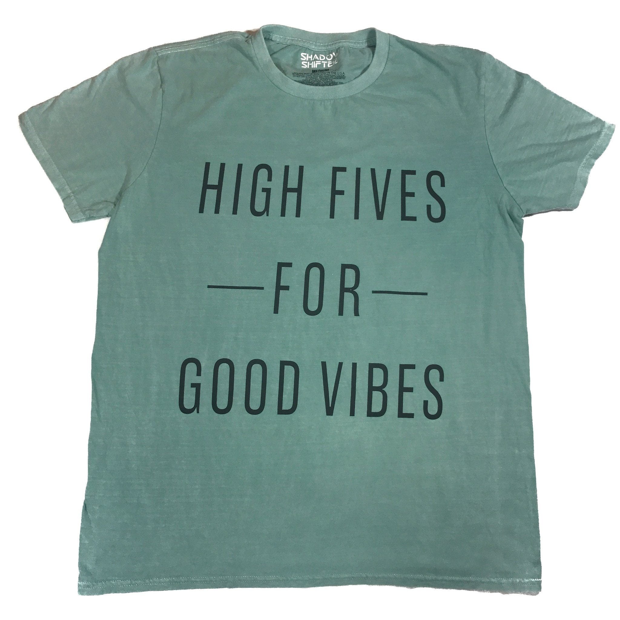 Color Changing High Fives for Good Vibes T-shirt - La Clé 